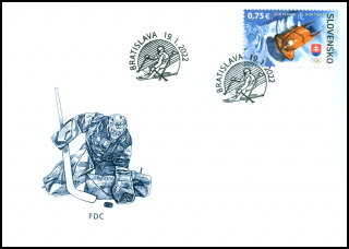 FDC 757 - XXIV. zimné olympijské hry v Pekingu