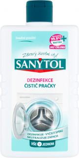 SANYTOL čistič práčky dezinfekcia 250ml