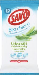 SAVO UNIVERZÁLNE ČISTIACE UTIERKY EUKALYPTUS 30KS