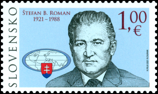 Známka - 100. výročie narodenia Štefana Romana