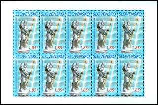Známka - 150. výročie založenia Spolku sv. Vojtecha v Trnave - UTL