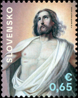 Známka č.760 - Veľká noc 2022: Kristologické motívy v diele P. M. Bohúňa (1822 – 1879)