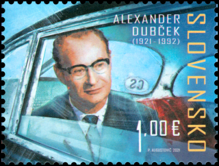 Známka - Osobnosti: Alexander Dubček (1921 – 1992)