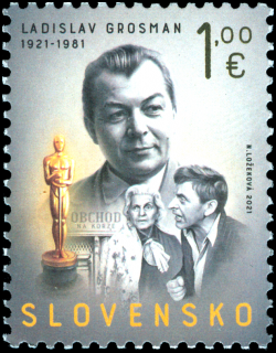 Známka - Osobnosti: Ladislav Grosman (1921 – 1981)