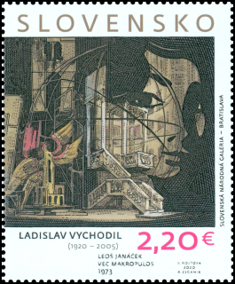 Známka - UMENIE: Ladislav Vychodil (1920 – 2005)