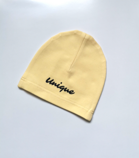Čiapka UNIQUE baby banánová