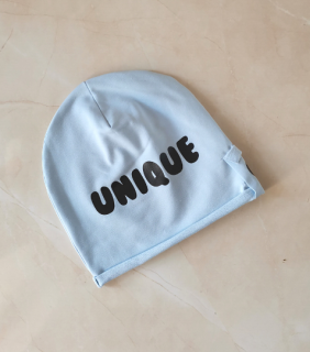 Čiapka Unique SMILE Baby Blue - Black