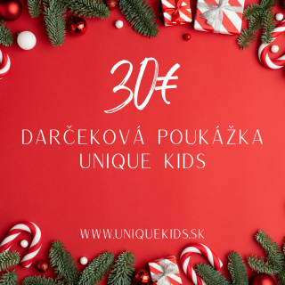 Darčeková poukážka 30€
