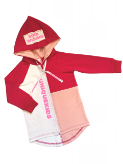 Mikina TRIO UNIQUEKIDS fuchsia (Veľkosť sedí podľa výšky dieťaťa - tabuľka nižšie v popise)