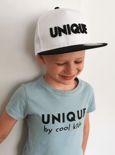 Šiltovka UNIQUE kids bielo-čierna