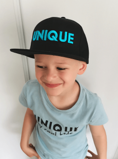 Šiltovka UNIQUE kids čierno-modrá