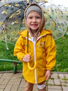 Softshellová bunda UNIQUE kids mango (Veľkosť sedí podľa výšky dieťaťa - tabuľka nižšie v popise)