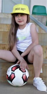 Tielko UNIQUE KIDS biele (Veľkosť sedí podľa výšky dieťaťa - tabuľka nižšie v popise)
