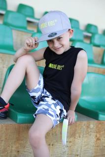 Tielko UNIQUE KIDS čierne (Veľkosť sedí podľa výšky dieťaťa - tabuľka nižšie v popise)
