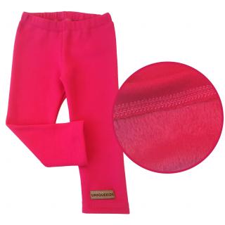 Zimné legíny z warmkeeperu fuchsia (Veľkosť sedí podľa výšky dieťaťa - tabuľka nižšie v popise)