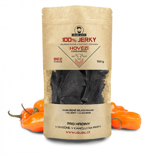Usušil & syn 100% JERKY HOVÄDZIE HABANERO Množstvo: 150 g