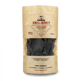 Usušil & syn 100% JERKY HOVÄDZIE NATURAL Množstvo: 150 g