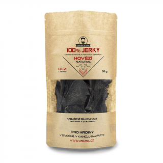 Usušil & syn 100% JERKY HOVÄDZIE NATURAL Množstvo: 50 g