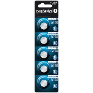 Batéria everActive 5x CR1616 3V litiová 40 mAh CR16165BL