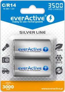 everActive 2x C / R14 Ni-MH 3500 mAh EVHRL14-3500