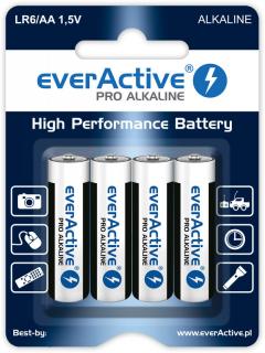 everActive 4x AA / LR6, alkalická 2900 mAh LR64BLPA