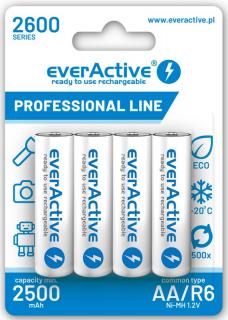 everActive 4x AA / R6 Ni-MH 2600 mAh EVHRL6-2600