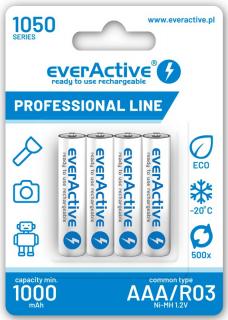 everActive 4x AAA / R03 Ni-MH 1050 mAh EVHLR03-1050