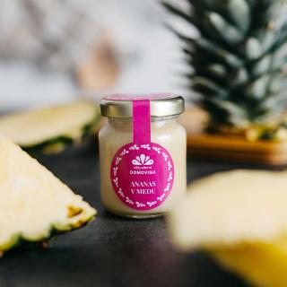 Včelařství Domovina Ananás v mede Hmotnost: 75 g