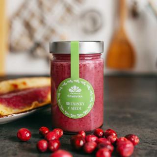 Včelařství Domovina Brusnice v mede Hmotnost: 380 g