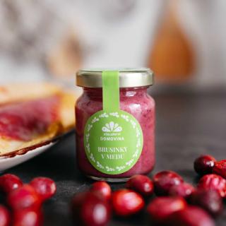 Včelařství Domovina Brusnice v mede Hmotnost: 75 g