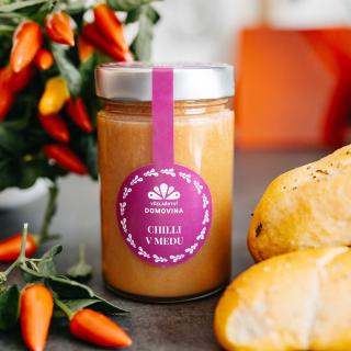 Včelařství Domovina Chilli v mede Hmotnost: 400 g