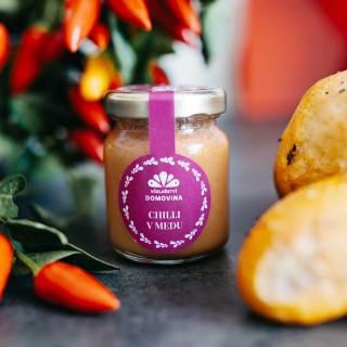 Včelařství Domovina Chilli v mede Hmotnost: 75 g