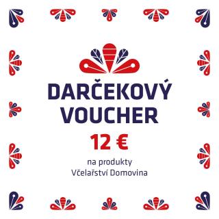 Včelařství Domovina Darčekový voucher 12 Eur