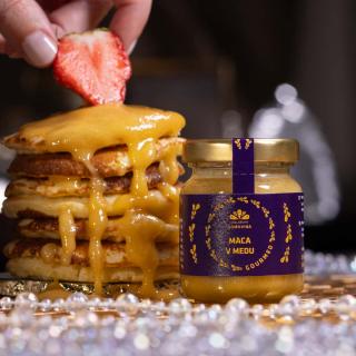 Včelařství Domovina Gourmed maca v mede Hmotnost: 75 g