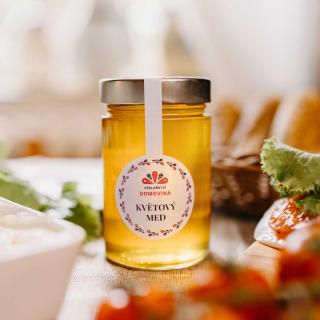 Včelařství Domovina Kvetový med jarný Hmotnost: 400 g