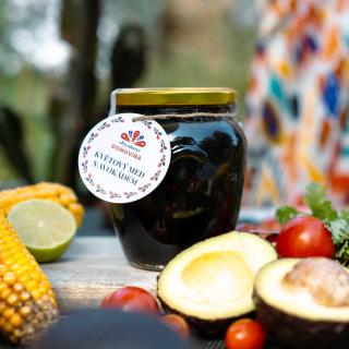 Včelařství Domovina Kvetový med s avokádom Hmotnost: 750 g