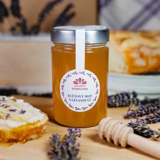Včelařství Domovina Kvetový med s levanduľou Hmotnost: 400 g