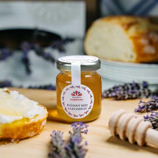 Včelařství Domovina Kvetový med s levanduľou Hmotnost: 75 g