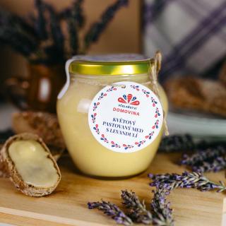 Včelařství Domovina Kvetový med s levanduľou pastovaný Hmotnost: 750 g