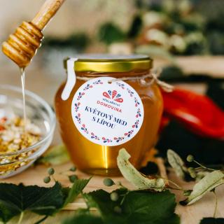 Včelařství Domovina Kvetový med s lipou Hmotnost: 750 g