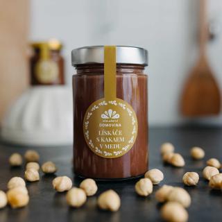 Včelařství Domovina Lieskovce s kakaom v mede Hmotnost: 380 g