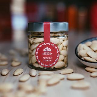 Včelařství Domovina Mandle v mede Hmotnost: 230 g