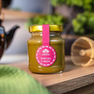 Včelařství Domovina Matcha v mede Hmotnost: 170 g