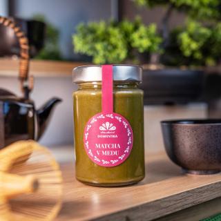 Včelařství Domovina Matcha v mede Hmotnost: 380 g
