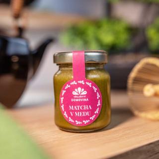 Včelařství Domovina Matcha v mede Hmotnost: 75 g