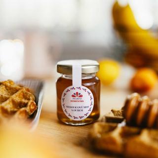 Včelařství Domovina Medovicový med s dubom Hmotnost: 75 g