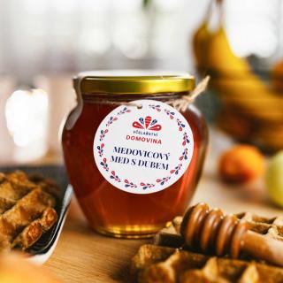 Včelařství Domovina Medovicový med s dubom Hmotnost: 750 g