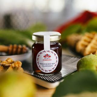 Včelařství Domovina Medovicový med s gaštanom Hmotnost: 75 g