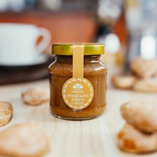 Včelařství Domovina Perníkové korenie v mede Hmotnost: 180 g