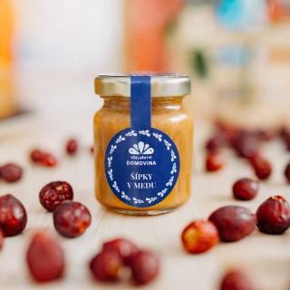Včelařství Domovina Šípky v mede Hmotnost: 75 g